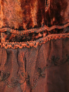 Summer Skirt rust brown -1394